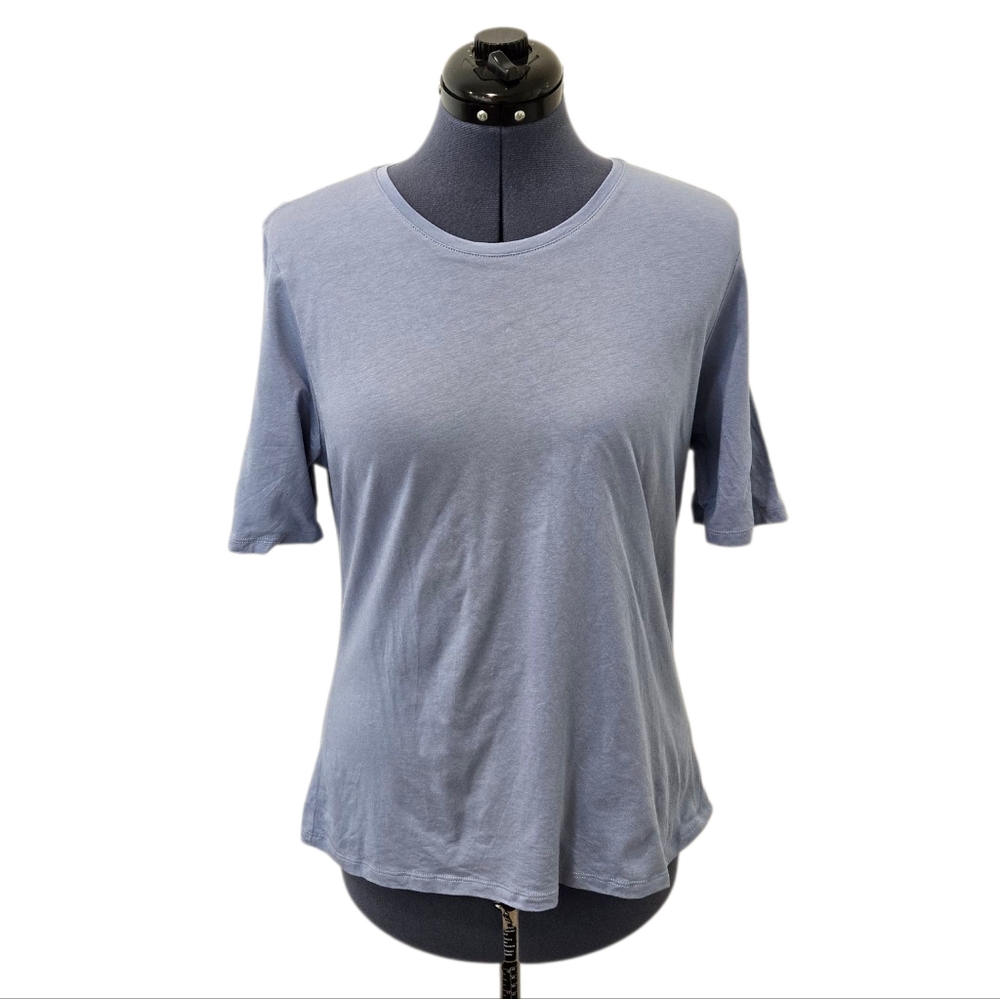 Joie Periwinkle Blue Short Sleeve Round Neck T-shirt XL